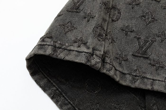 Louis Vuitton Obscure Jacquard Denim Shorts