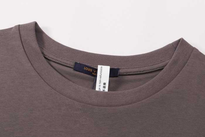 Louis Vuitton Washed Embellished Cotton T-Shirt