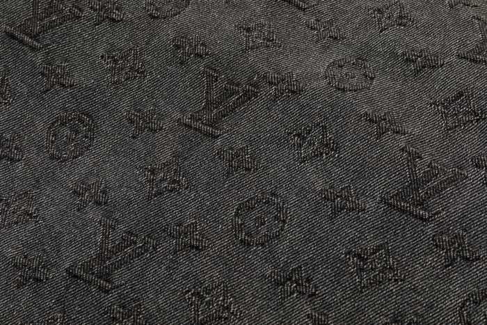Louis Vuitton Obscure Jacquard Denim Short Sleeve Shirt