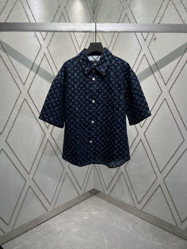 Louis Vuitton Monogram Jacquard Denim Short Sleeve