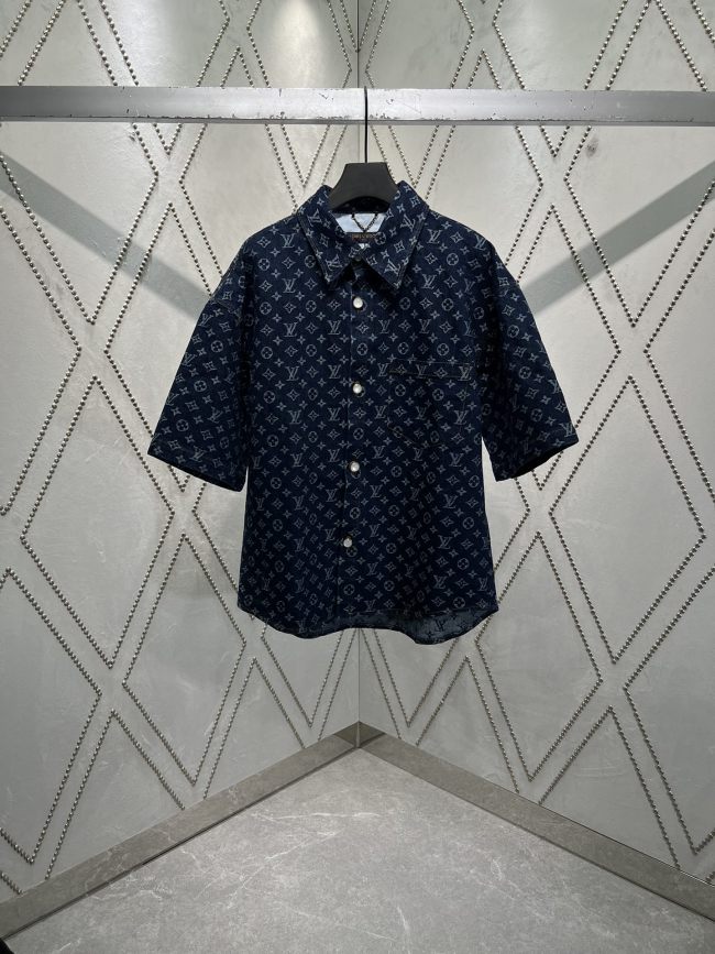 Louis Vuitton Monogram Jacquard Denim Short Sleeve