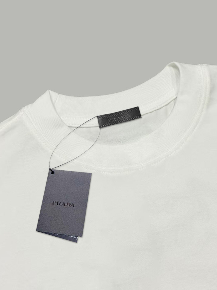 Prada triangle-logo Terry T-shirt Oversize