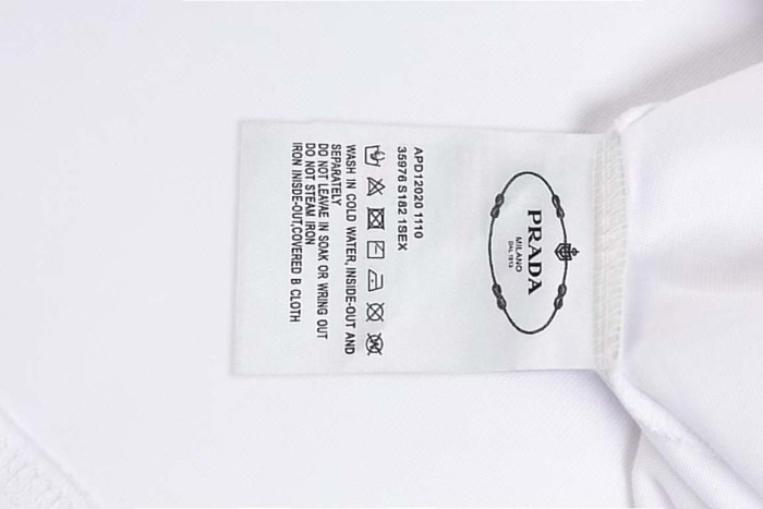 Prada triangle-logo Terry T-shirt Oversize