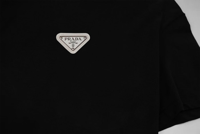 Prada triangle-logo Terry T-shirt Oversize