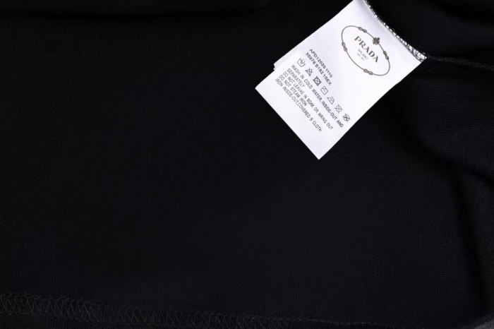 Prada triangle-logo Terry T-shirt Oversize