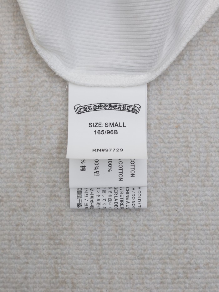 Chrome Hearts Cross Sanskrit Print Knitted Vest Tee