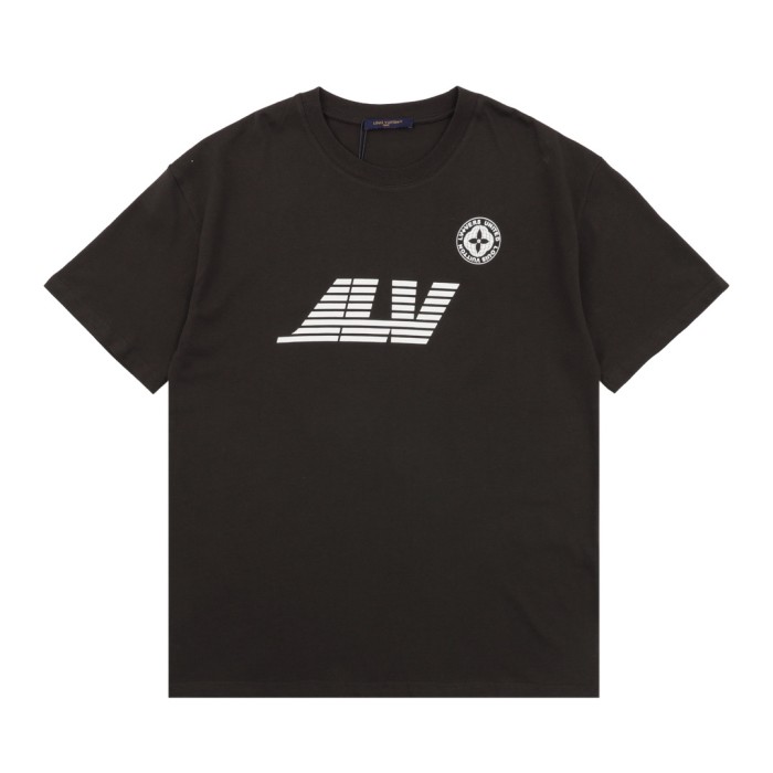 Louis Vuitton Washed Printed Cotton T-Shirt