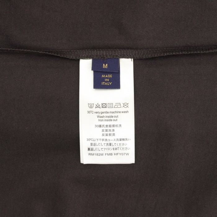 Louis Vuitton Washed Printed Cotton T-Shirt