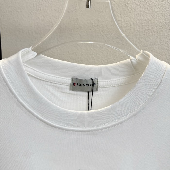 Moncler Classic Logo Print Cotton Short Sleeves Tee