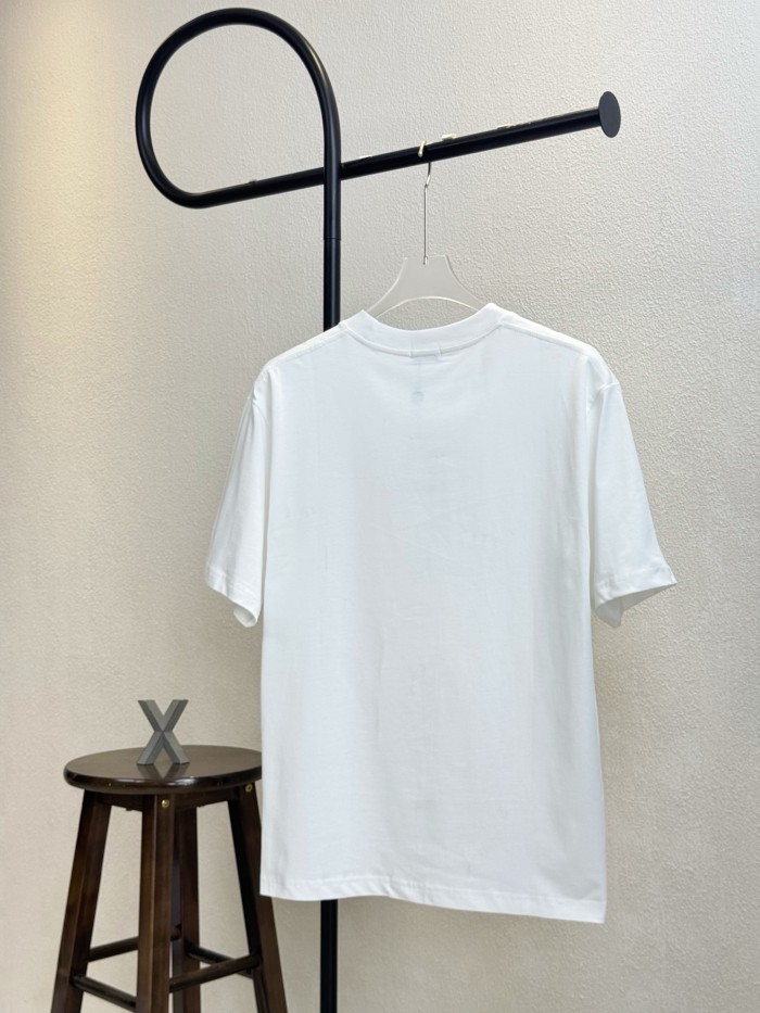 Moncler Classic Logo Print Cotton Short Sleeves Tee