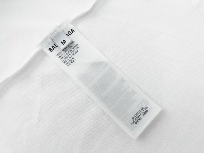 Balenciaga Full Print LOGO Cotton Short Sleeve T-shirt
