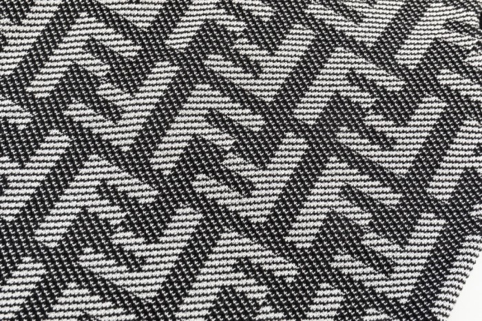 Fendi Dark Pattern Black and White Knitted Shorts