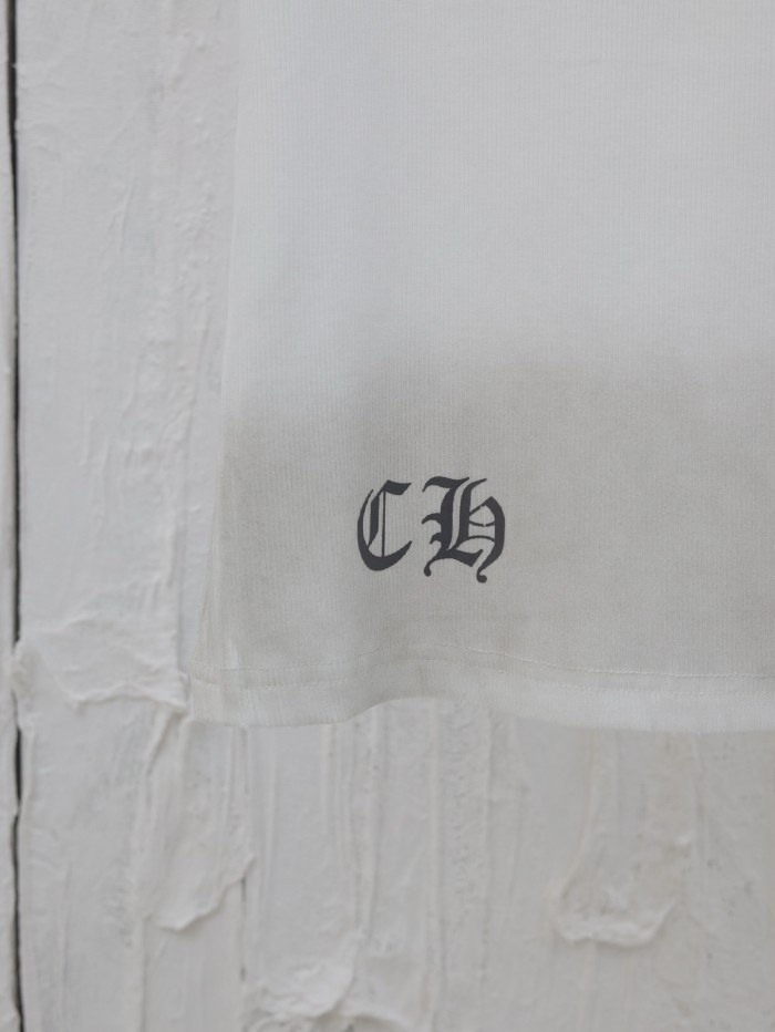 Chrome Hearts Cross Sanskrit Print Knitted Vest Tee
