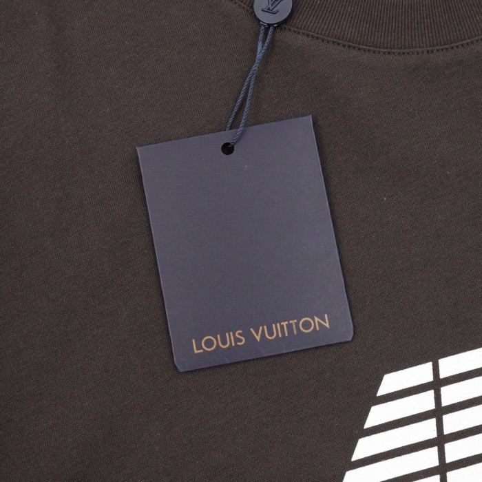 Louis Vuitton Washed Printed Cotton T-Shirt