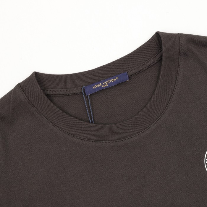 Louis Vuitton Washed Printed Cotton T-Shirt
