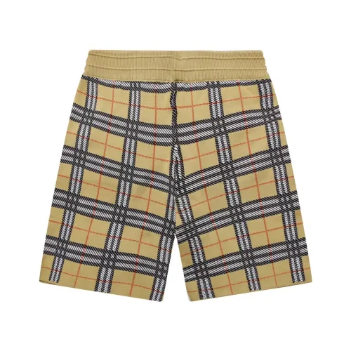 Burberry Logo Classic Plaid Knitted Shorts
