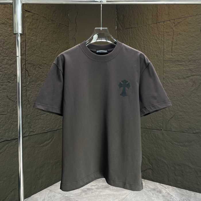 Chrome Hearts Classic Logo Print Cotton Short Sleeves T-Shirts