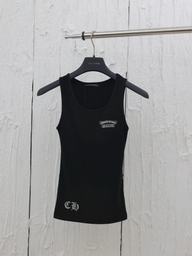 Chrome Hearts Cross Sanskrit Print Knitted Vest Tee
