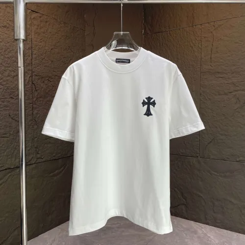 Chrome Hearts Classic Logo Print Cotton Short Sleeves T-Shirts