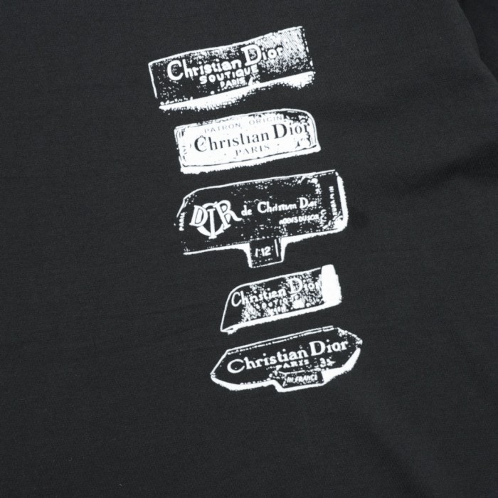 Dior Archives Labels T-Shirt, Relaxed Fit