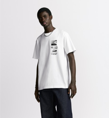 Dior Archives Labels T-Shirt, Relaxed Fit