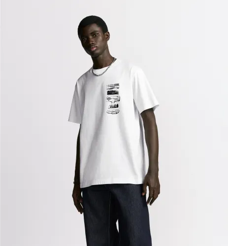 Dior Archives Labels T-Shirt, Relaxed Fit