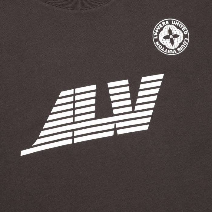 Louis Vuitton Washed Printed Cotton T-Shirt