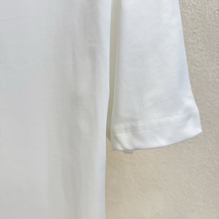 Moncler Classic Logo Print Cotton Short Sleeves Tee