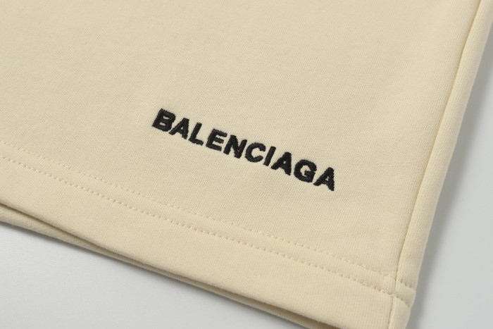 Balenciaga Embroidered Sweat Shorts