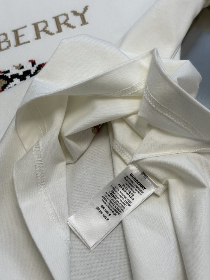 Burberry Cross Stitch EKD​ Cotton T-shirt