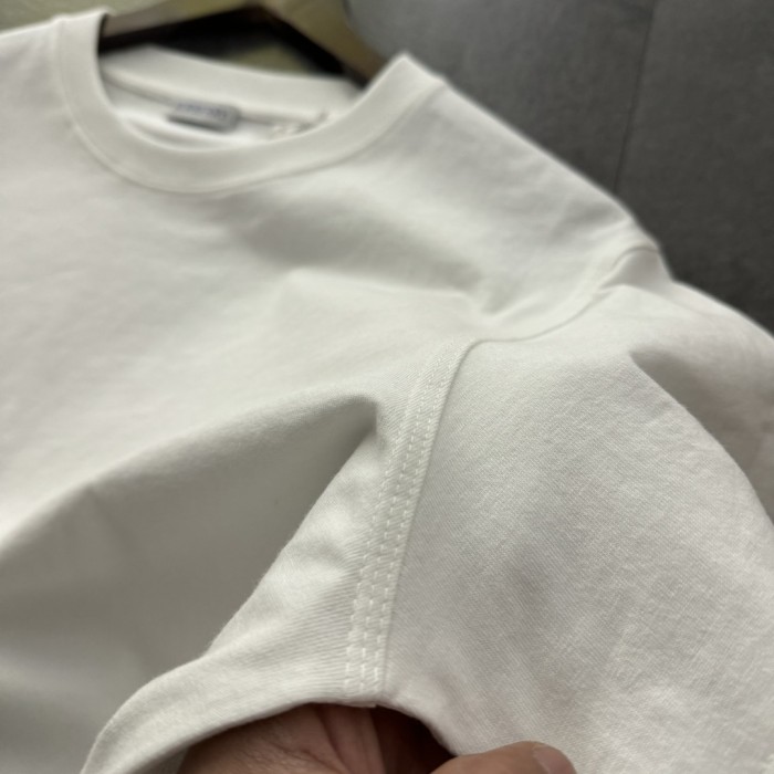 Burberry Check Label Cotton T-shirt