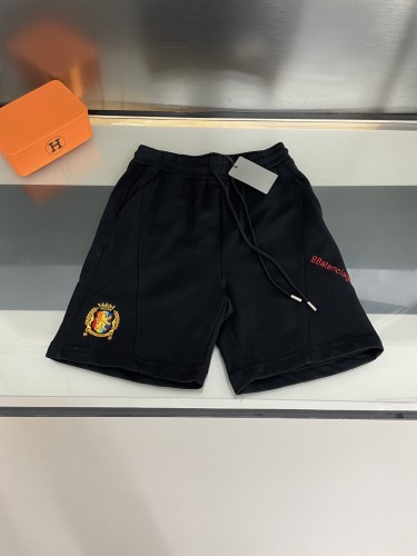 Balenciaga Logo Embroidered Shorts