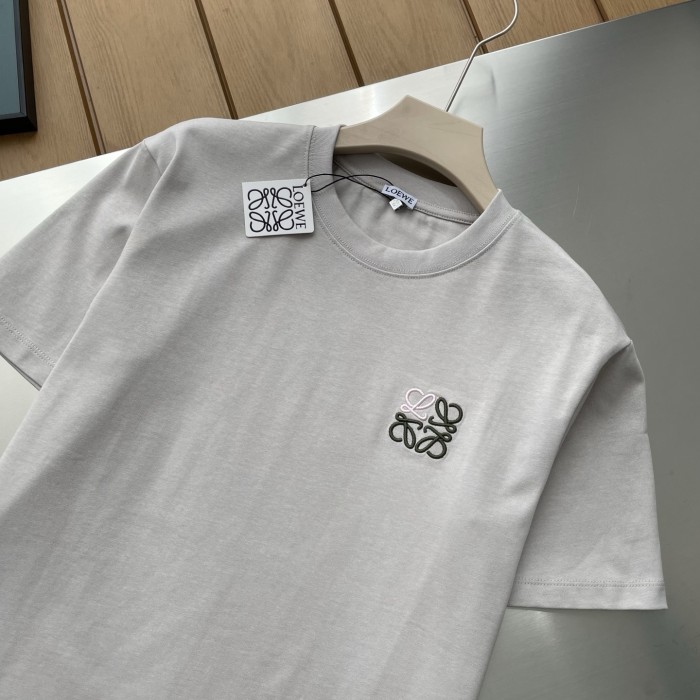 Loewe Logo Embroidered Cotton-Jersey T-Shirt