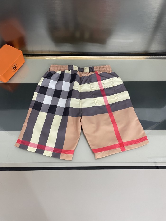 Burberry Check Swim Drawstring Swim Shorts