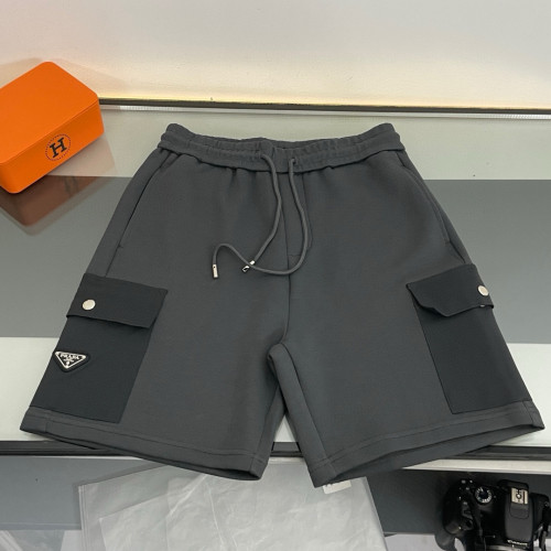 Prada Pocket Classic Triangle Iron Logo Shorts