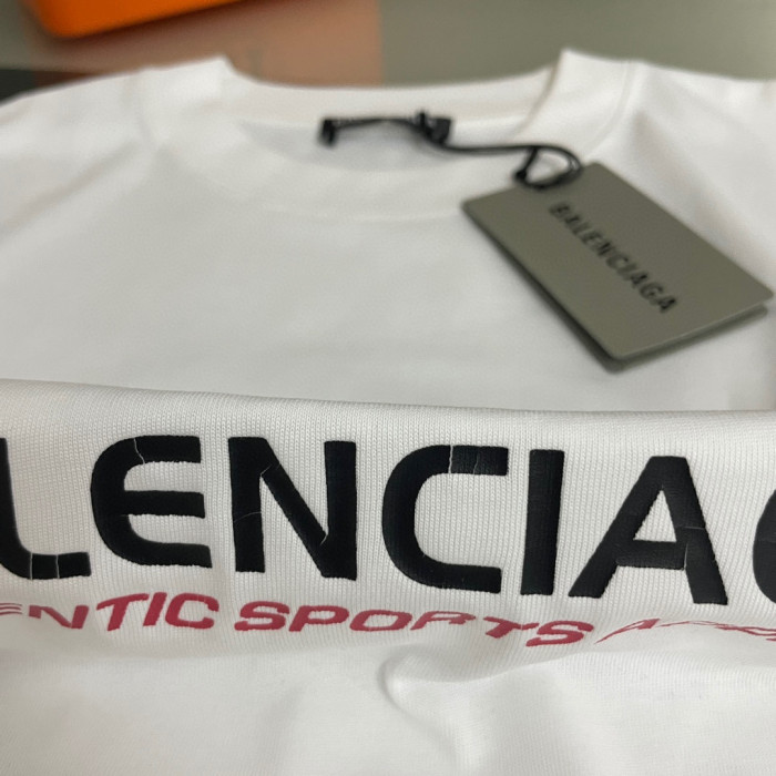 BALENCIAGA Surfer Cracked Vintage Cotton T-shirt