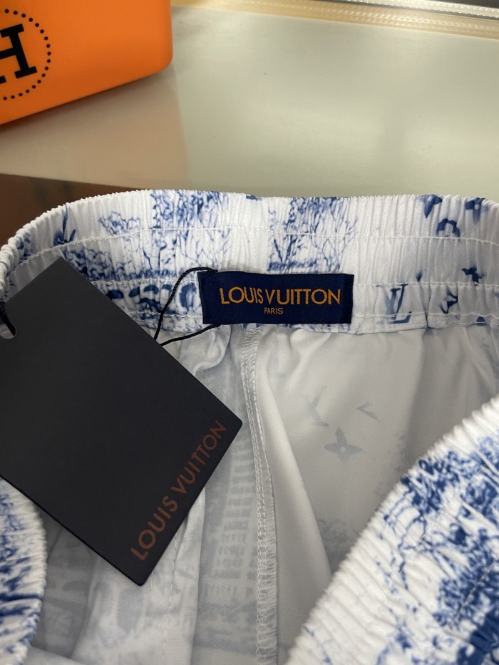 Louis Vuitton Street City Building Silk Shirt Short Sleeves