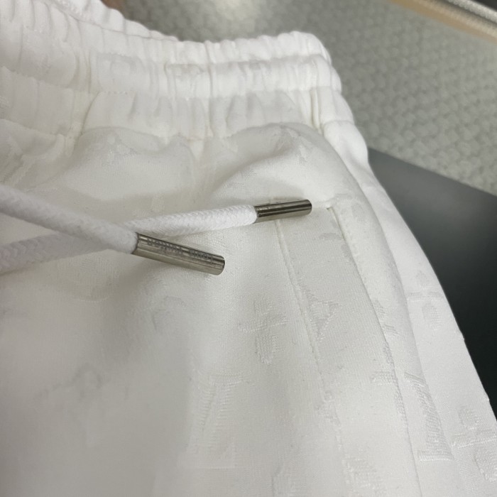 Louis Vuitton Embossed Logo Print Shorts
