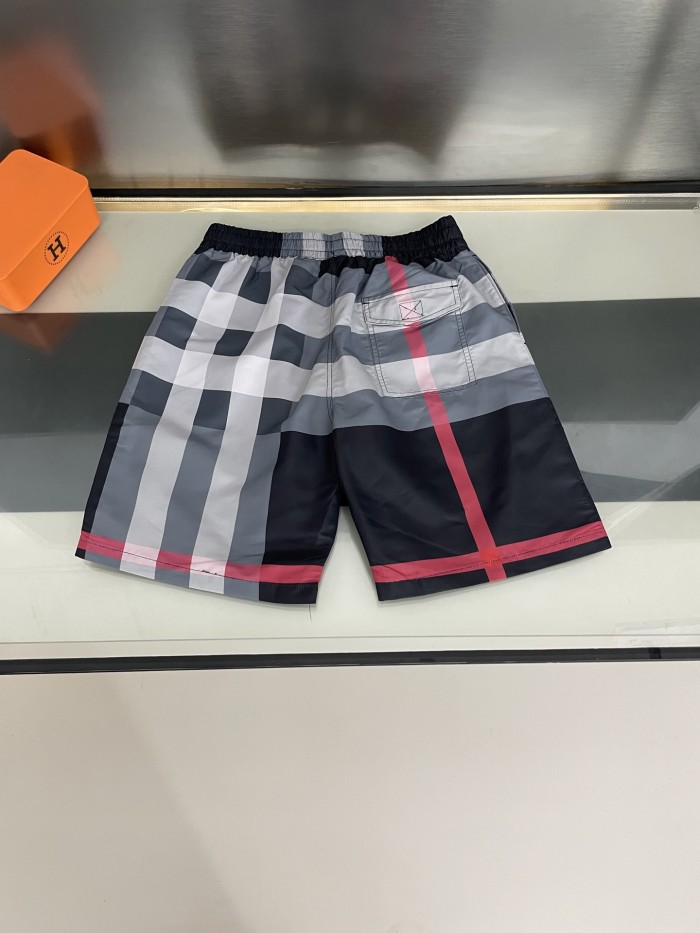 Burberry Check Swim Drawstring Swim Shorts