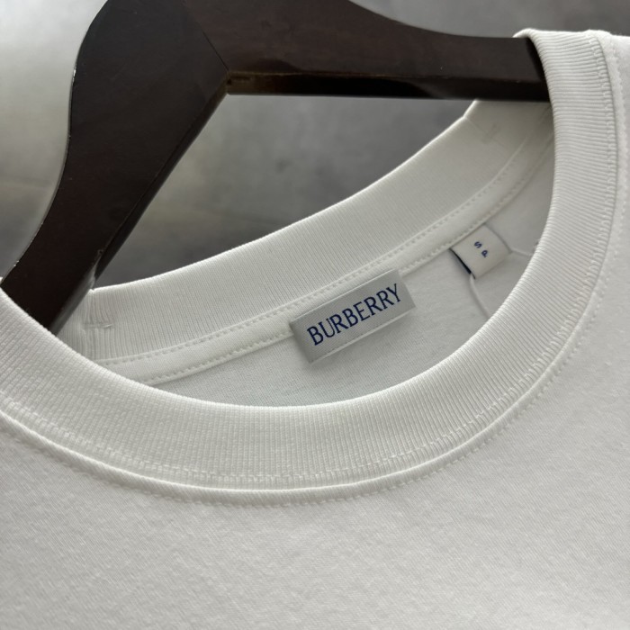Burberry Check Label Cotton T-shirt