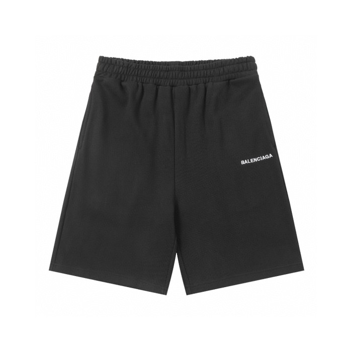 Balenciaga Logo Printed Elastic Waistband Track Shorts