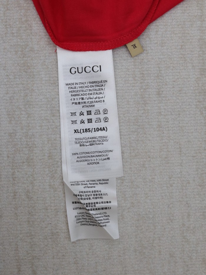 GUCCI T SHIRT GG MONOGRAM LOGO Cotton Short Sleeves