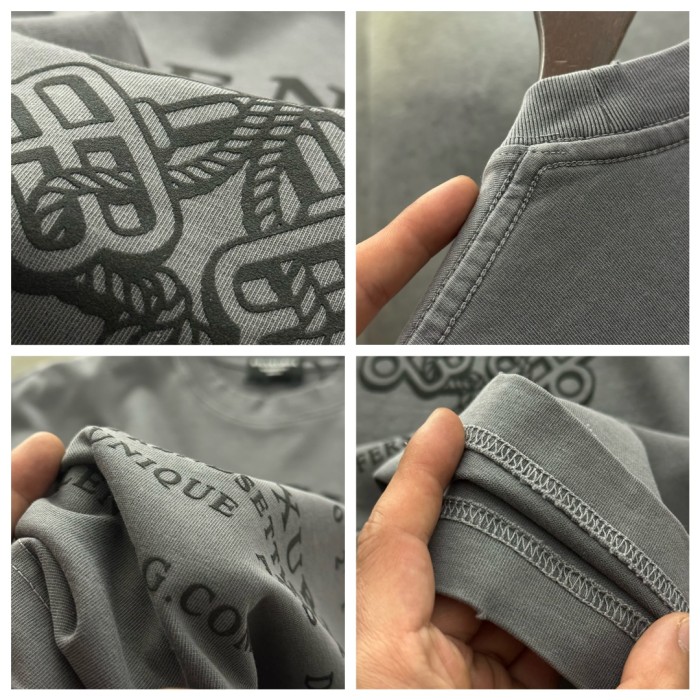 Balenciaga Logo Print Cotton Short Sleeve T-Shirts