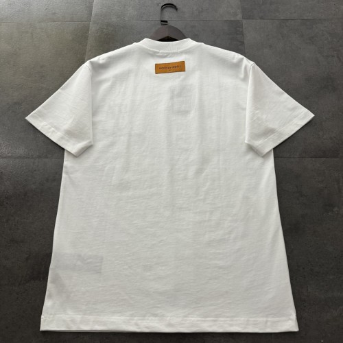 Louis Vuitton Logo Cotton Short Sleeve T-Shirt