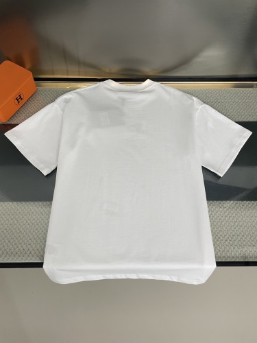 Burberry Logo Embroidery Cotton Short Sleeves T-shirt