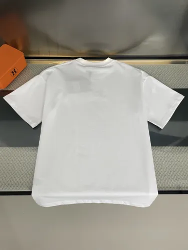 Burberry Logo Embroidery Cotton Short Sleeves T-shirt