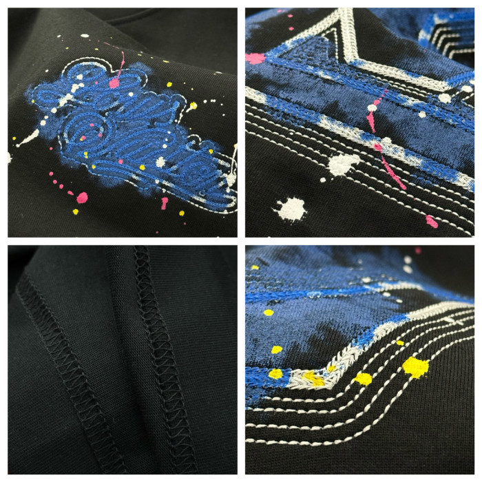 Louis Vuitton Logo Cotton Short Sleeve T-Shirts