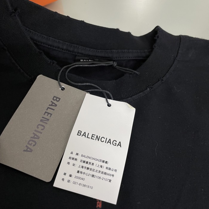 Balenciaga Japan Tokyo Tower Short Sleeve T-Shirt