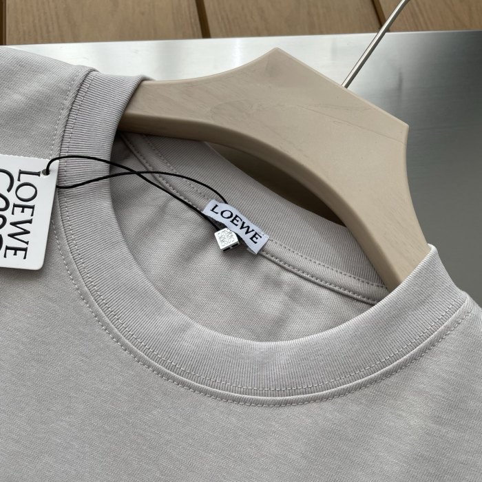 Loewe Logo Embroidered Cotton-Jersey T-Shirt
