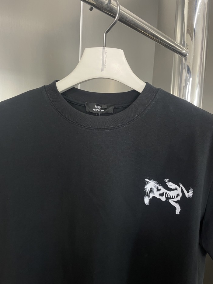 Arc'teryx Nine-grid Phantom Print Cotton T-shirt Short Sleeve
